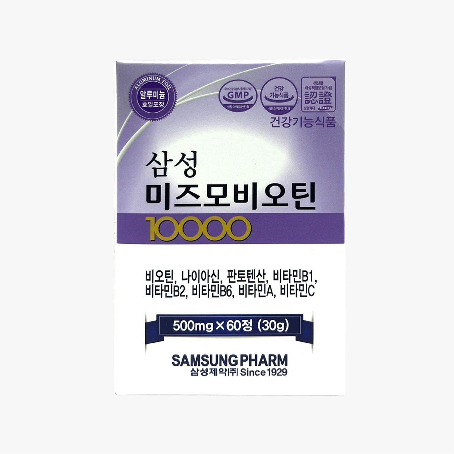 Viên uống dưỡng tóc Samsung Pharm Mizmo Biotin 10000